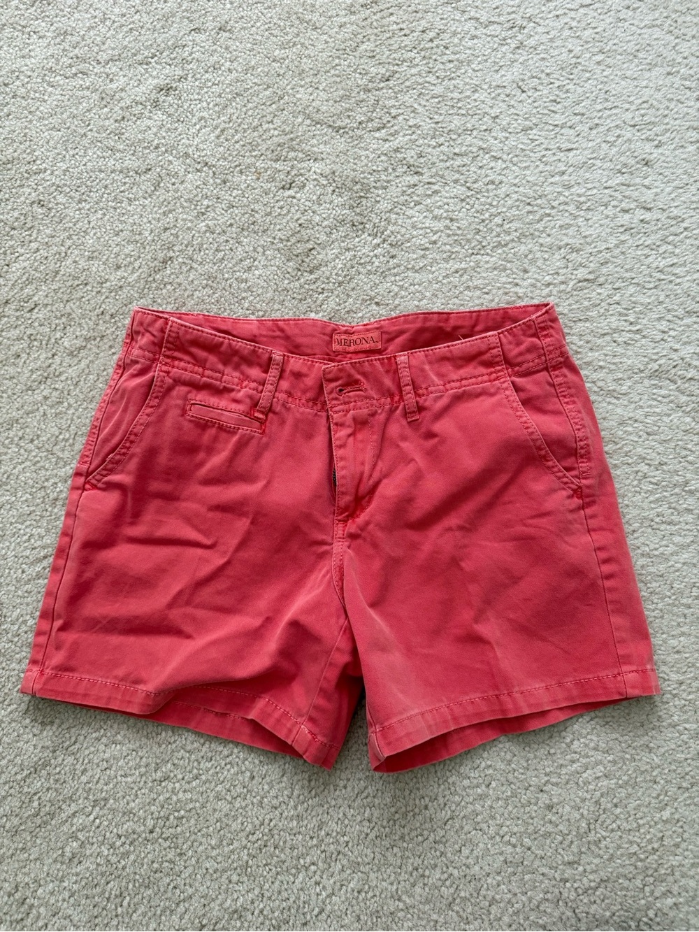 Merona Coral-Pink Women’s Chino Shorts
